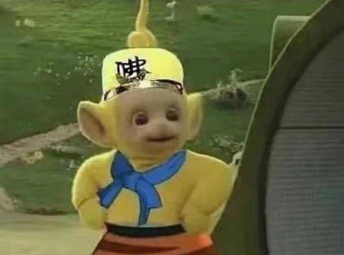 紫色天线宝宝的图片，梦幻与想象的结合