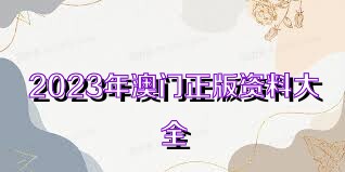 澳门正版资料大全，探索2023年的无限可能