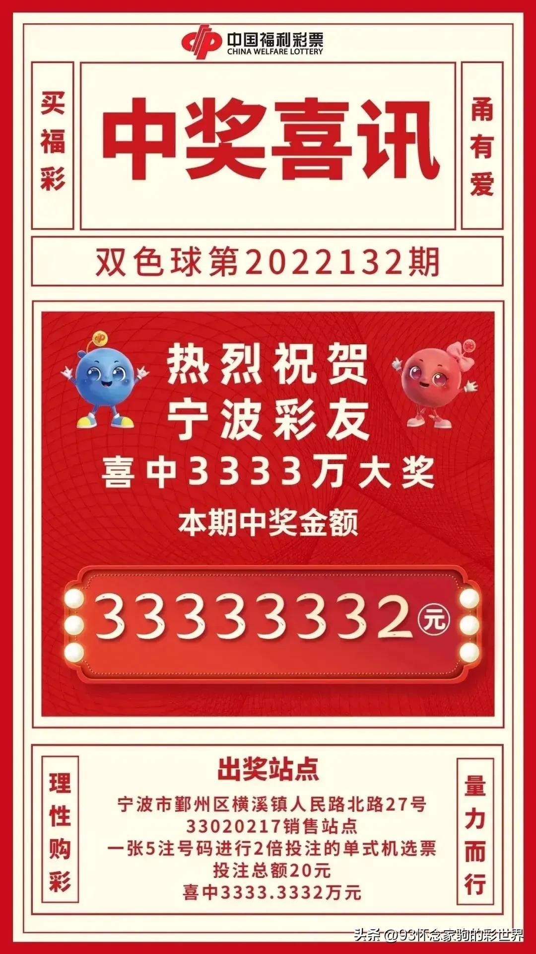 双色球开奖公告及开奖结果详解