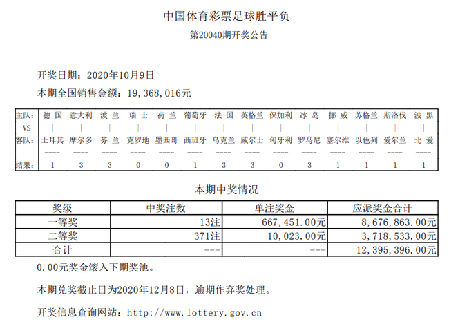 足彩胜负第41期开奖结果揭晓，深度解析与回顾
