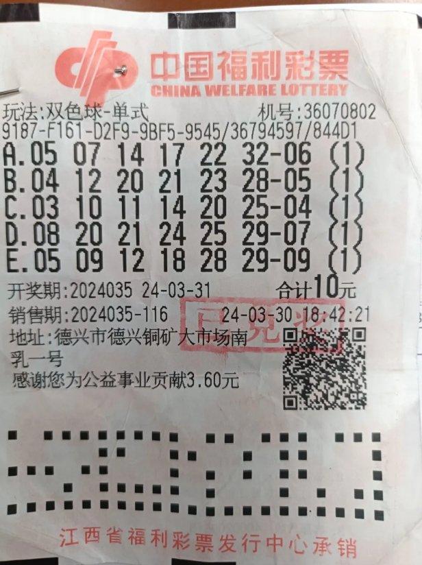 双色球中奖机制解析，一个号码中奖也有奖吗？